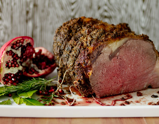 Boneless Rib Roast with Garlic and Herbs