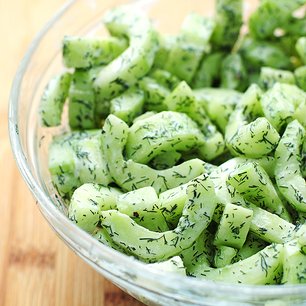 Cucumber Dill Greek Yogurt Salad