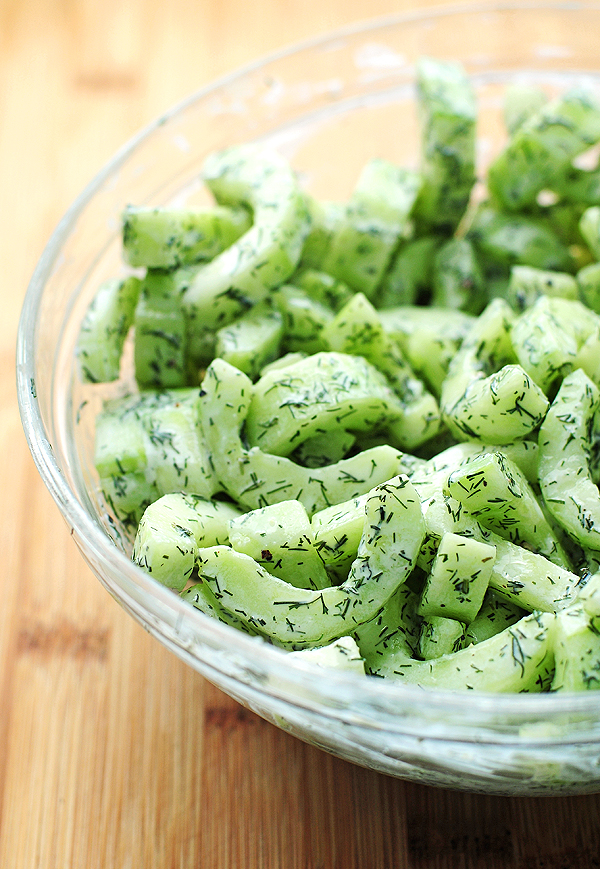 Cucumber Dill Greek Yogurt Salad
