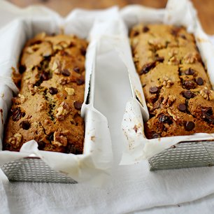 Date and Walnut Zucchini Loaf