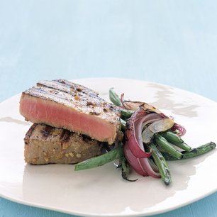 Grilled Tuna Steaks with Japanese Marinade