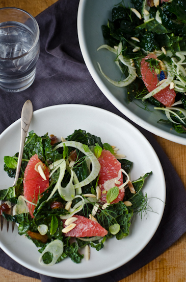 Kale, Grapefruit and Fennel Salad