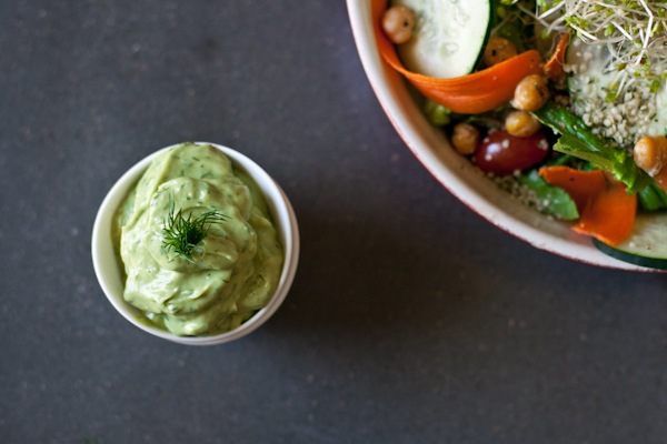 Lemon Dill Avocado Dressing