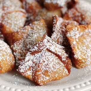 Peach Wontons