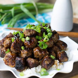 Spicy Apple-Glazed Meatballs