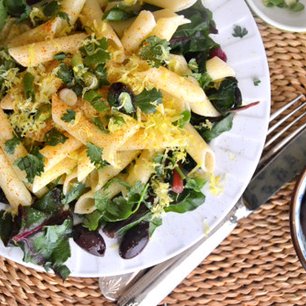 Swiss Chard Lemon Pasta