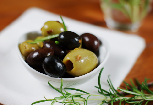 Warm Rosemary Olives