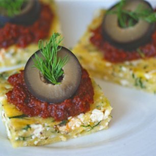 Herb and Feta Polenta Appetizers