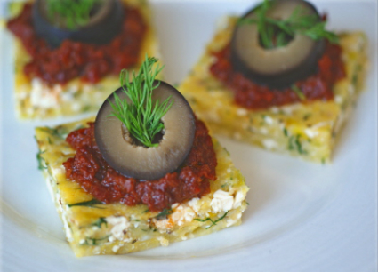 Herb and Feta Polenta Appetizers