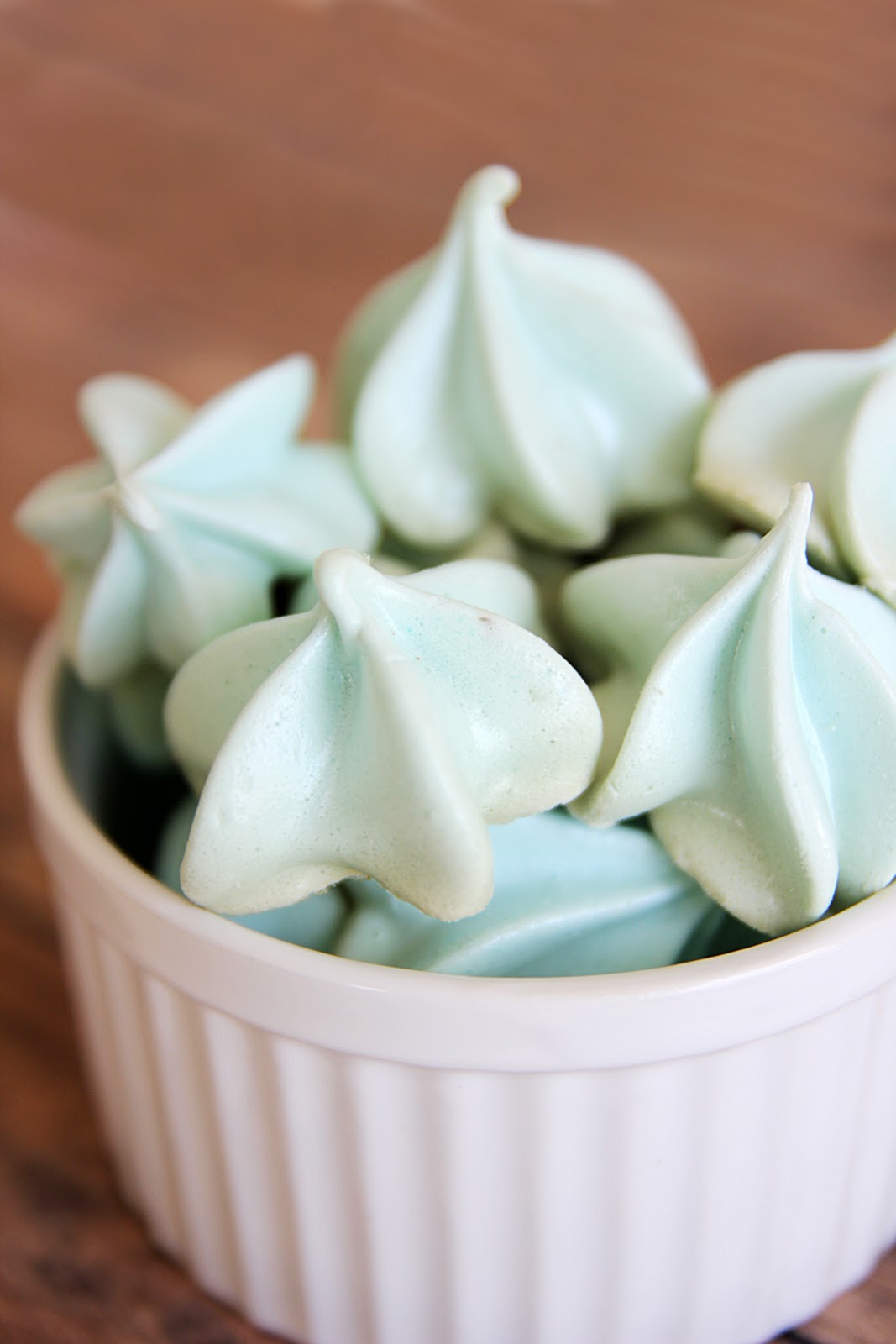 Blue Raspberry Meringue Kisses