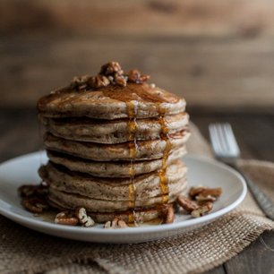 Brown Butter and Pecan Pancakes
