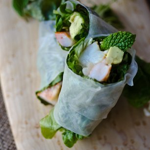 Shrimp Salad Rolls